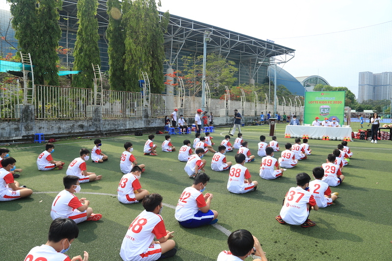 Lễ ra mắt Lotte Kids FC 2020.