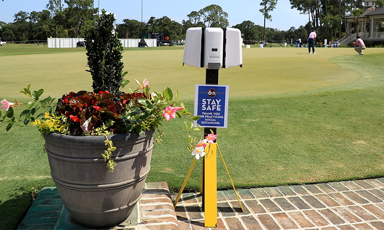 Quy trình phòng dịch được PGA Tour siết chặt trước việc thêm nhiều ca nhiễm nCoV. Ảnh: PGA Tour.