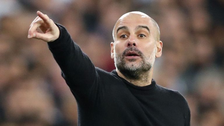 HLV Guardiola cam kết gắn bó với Man City. Ảnh: Sky.