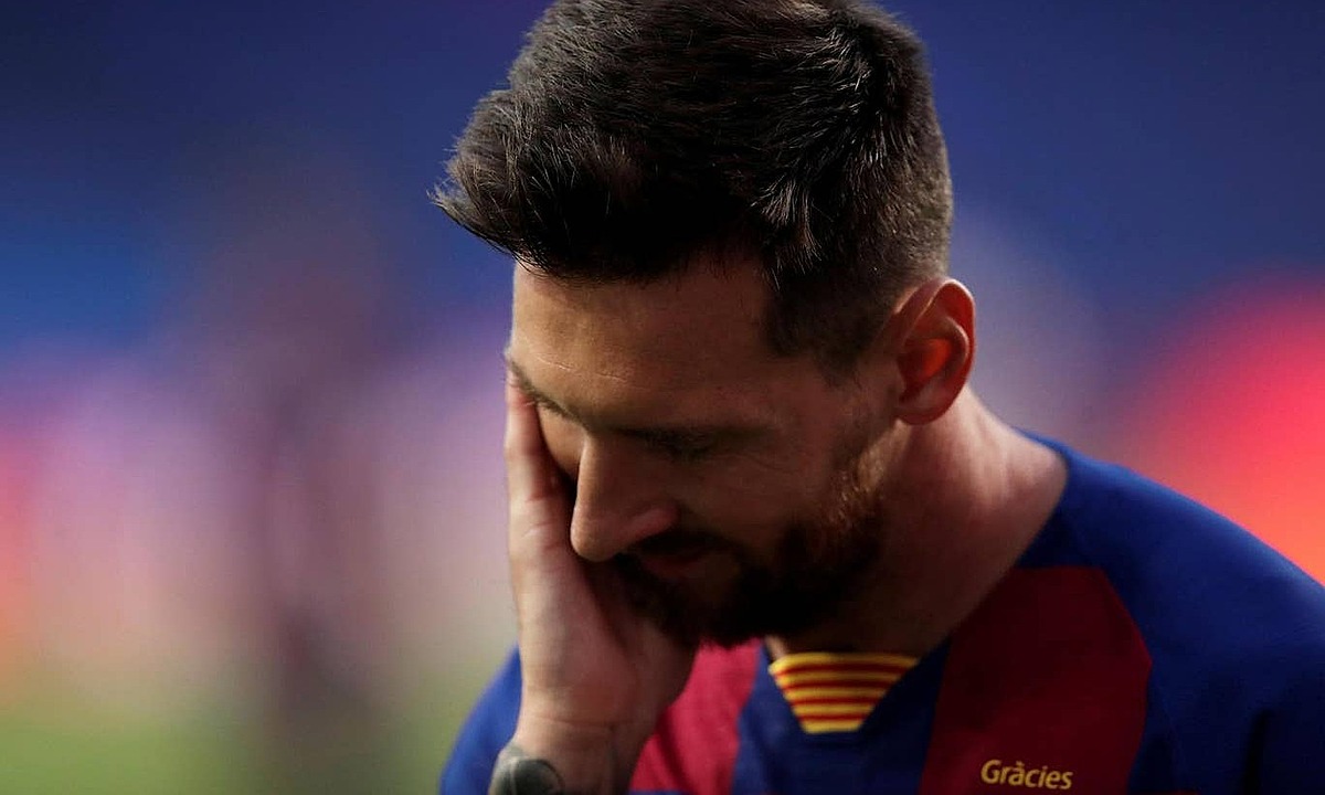 Messi không ghi bàn trên sân khách ở vòng knock-out Champions League kể từ năm 2013. Ảnh: Reuters.