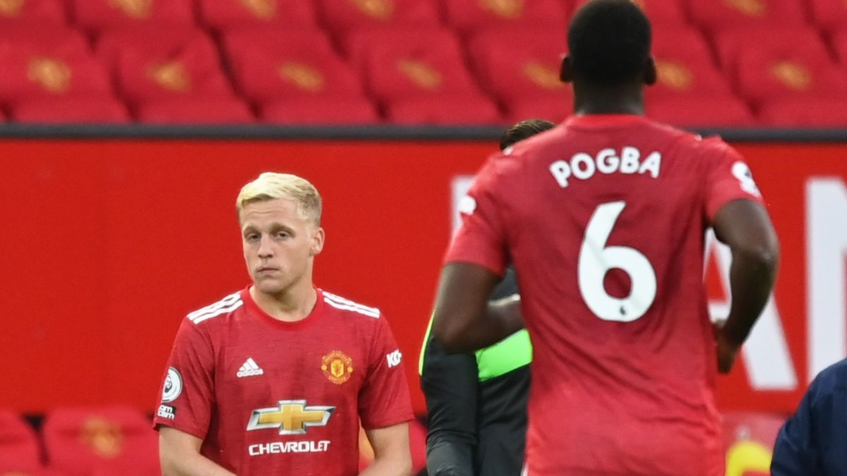 Van de Beek ยังไม่มีการเตะหลักแม้ว่าเขาจะคาดว่าจะแข็งแกร่งมากเมื่อเขามาที่ Man Utd ภาพ: Reuters
