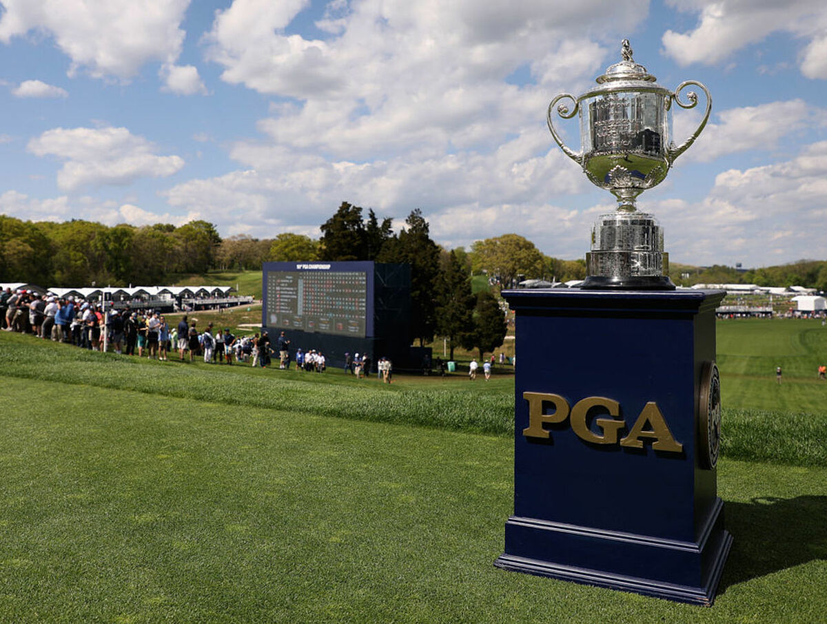 The PGA Championship will not take place at Trump National Stadium in 2022. Photo: PGAA