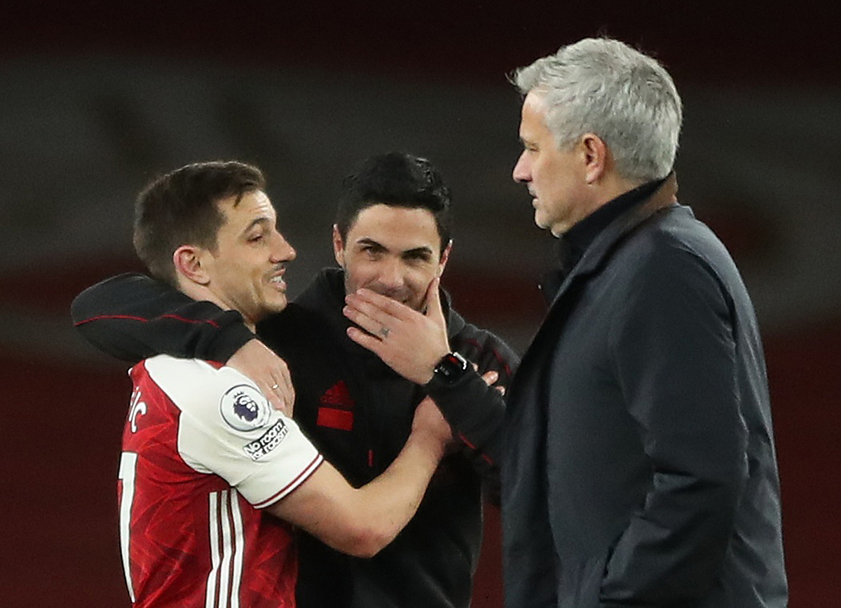 Mourinho bị cả bốn CLB gần nhất của ông sa thải, từ Real, Chelsea, Man Utd và bây giờ là Tottenham. Ảnh: Reuters.