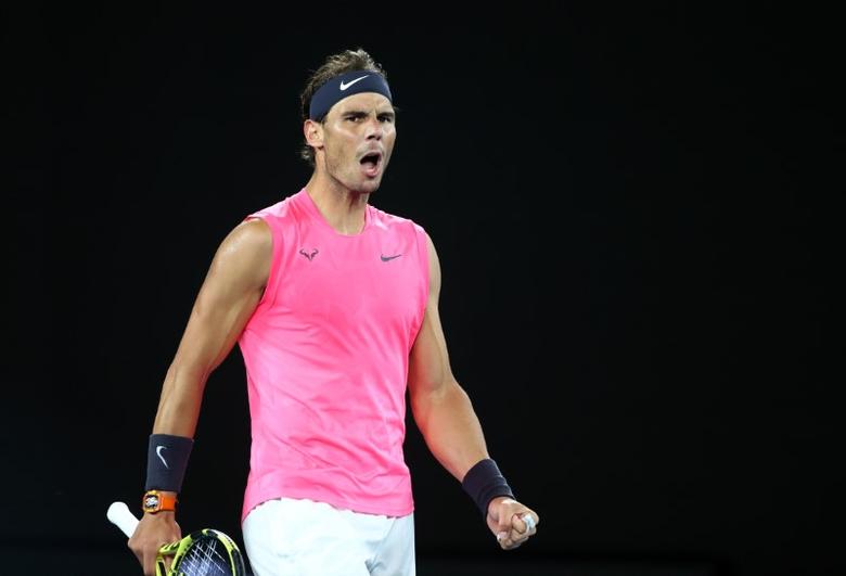 Giống Messi, Nadal là một trong những nhân vật vĩ đại nhất trong môn thể thao của mình. Ảnh: Reuters.