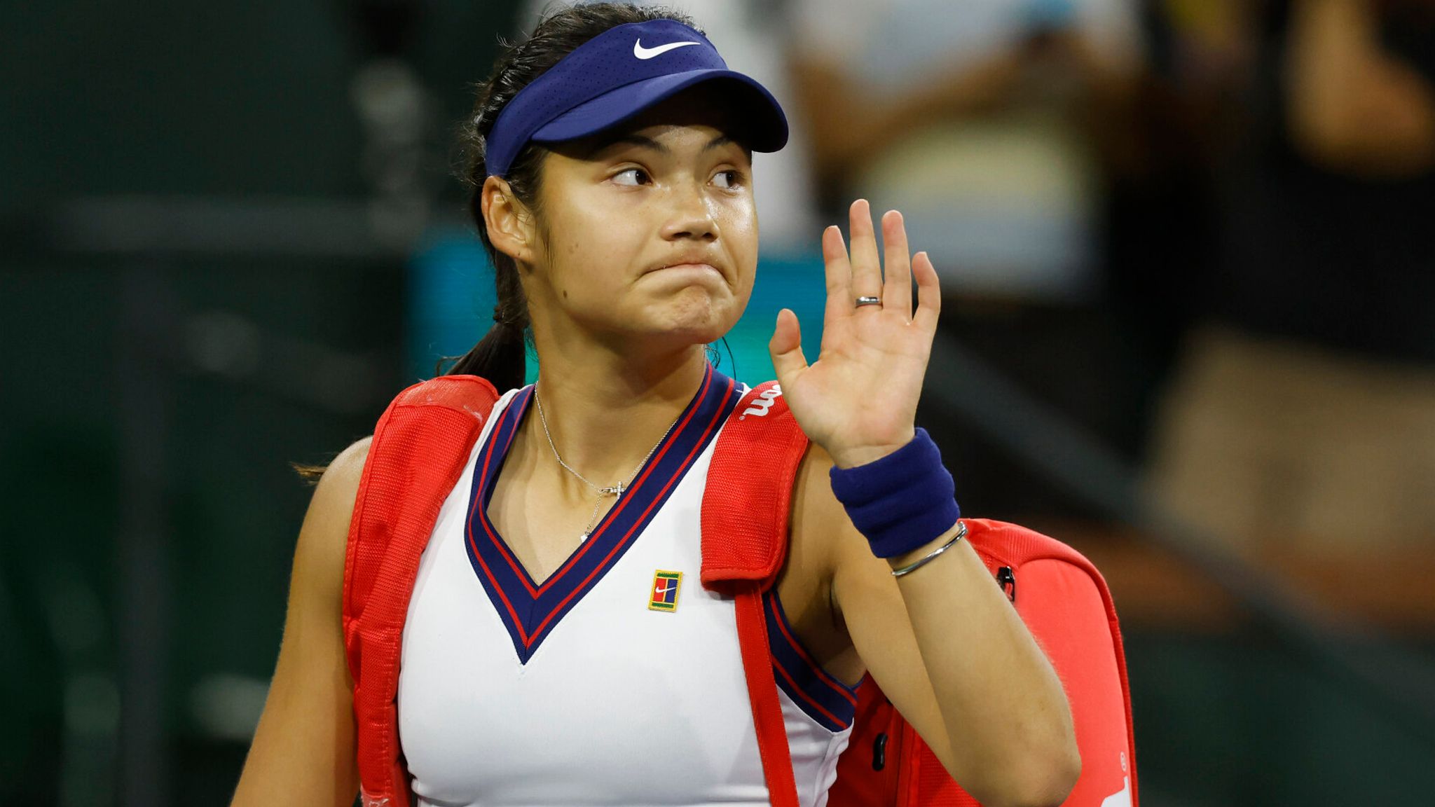 Raducanu sẽ chơi thêm ba giải sau BNP Paribas Open, trước khi nghỉ cuối năm và chuẩn bị cho mùa 2022. Ảnh: WTA